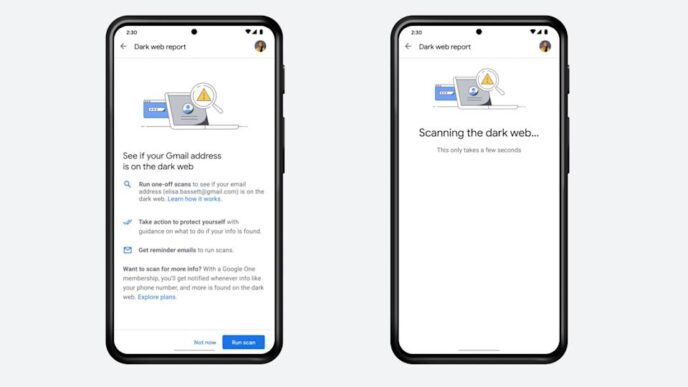 Google Dark Web Report Ends February 2026